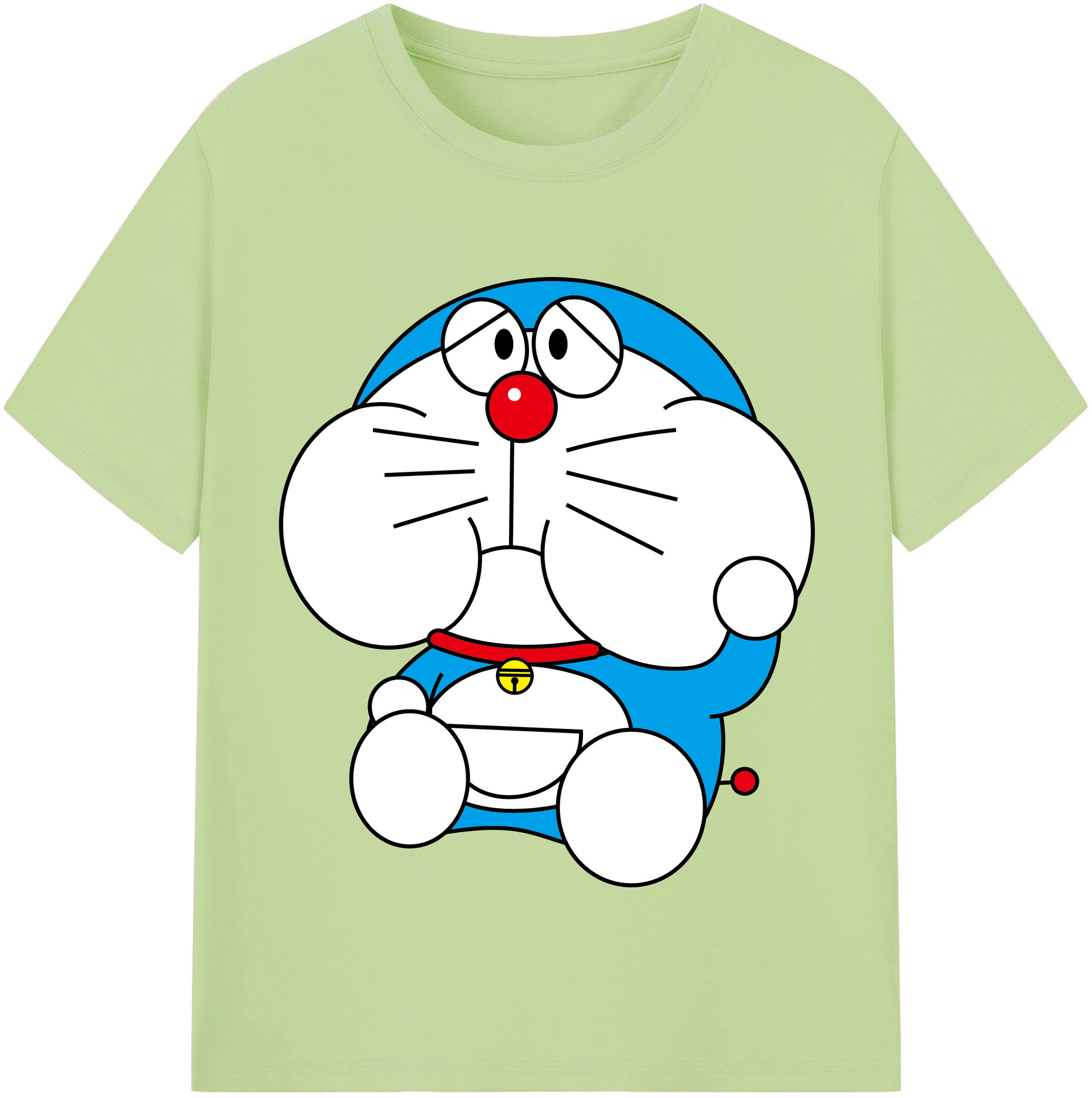 （画像用） ドラえもん Doraemon 綿100％半袖Tシャツ（フロントプリント）